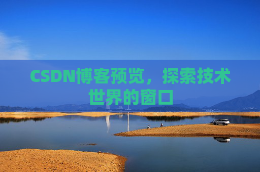 CSDN博客预览，探索技术世界的窗口